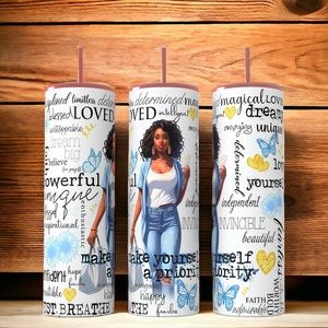 Beautiful Positive, Motivational, & Inspirational, 20oz. Insulated Tumbler